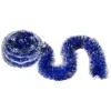Christmas tree chain 6m navy blue and silver garland for Christmas tree, diameter 10cm