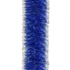 Christmas tree chain 6m navy blue and silver garland for Christmas tree, diameter 10cm