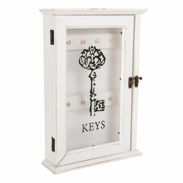 Key cupboard Alexandra House Living White 7 x 34 x 23 cm