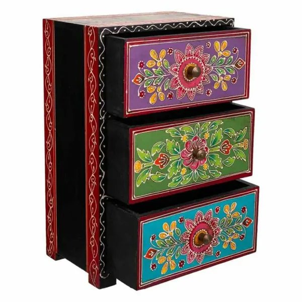 Jewelry box Alexandra House Living Paint MDF Wood 11 x 28 x 19 cm 3 drawers