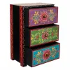 Jewelry box Alexandra House Living Paint MDF Wood 11 x 28 x 19 cm 3 drawers
