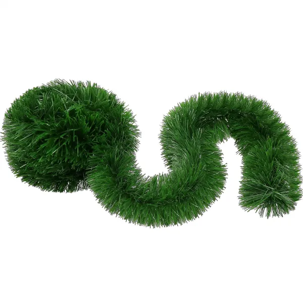 Christmas tree chain 6m green, Christmas tree garland, diameter 15cm