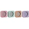 Table clock Home ESPRIT Green Pink Coral Lilac 11 x 4,7 x 11 cm