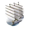 Basket set Home ESPRIT White Beige wicker 36 x 29 x 15 cm (3 Pieces)