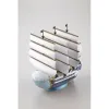 Basket set Home ESPRIT White Beige wicker 36 x 29 x 15 cm (3 Pieces)