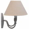 Wall Lamp Alexandra House Living White Grey 220-240 V 23 x 28 x 34 cm