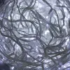 Light curtain 200 LED garland, indoor-outdoor icicle lights cold white