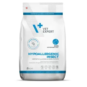 Pašarai VETEXPERT Hypoallergenic Insect 2 Kg Suaugęs 2,3 Kg