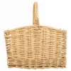 Log basket Alexandra House Living wicker Willow wood 36 x 52 x 49 cm
