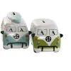 Money box Home ESPRIT Dolomite Van 16 x 10 x 11 cm (2 Units)
