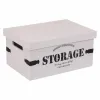 Storage boxes Alexandra House Living White MDF Wood 2 Pieces