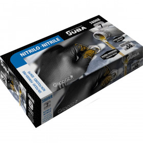 Disposable Gloves JUBA Box Powder-free Black Nitrile (50 Units)
