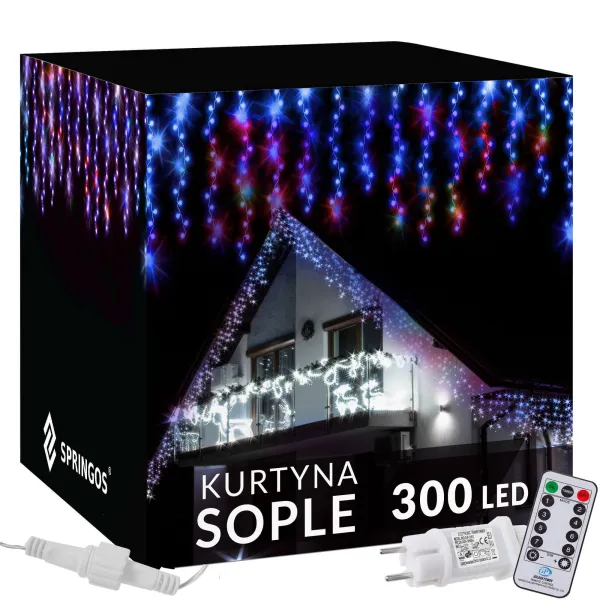 CL0307 ICINIC CURTAIN + REMOTE CONTROL ICINIC CURTAIN + REMOTE CONTROL 300 LED