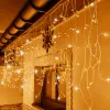 Christmas LED Curtain Lights Springos CL0317, 300 LED, Warm White