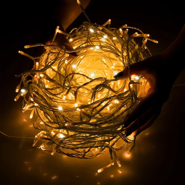 Christmas LED Curtain Lights Springos CL0317, 300 LED, Warm White