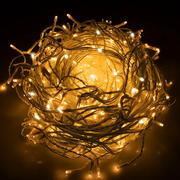 Christmas LED Curtain Lights Springos CL0317, 300 LED, Warm White