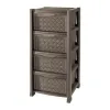 Chest of drawers Tontarelli Plastic 4 drawers (38,5 x 39 x 82,5 cm)