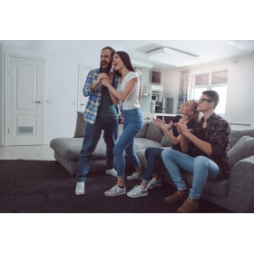 Ceiling-mounted spotlight fitting VIDI