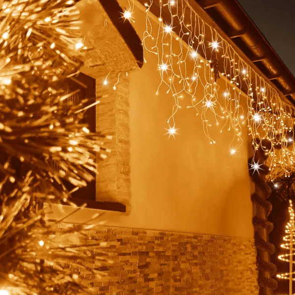 Jõulude LED-kardinvalgustus Springos CL0331 12 m
