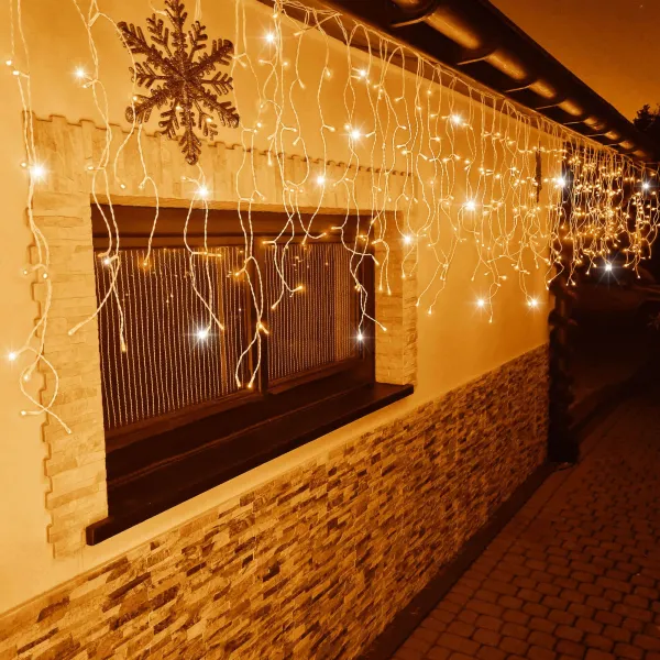 Jõulude LED-kardinvalgustus Springos CL0331 12 m