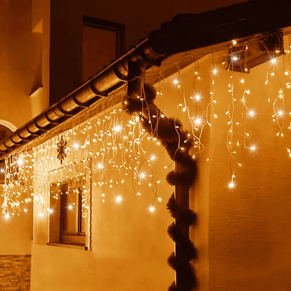 Jõulude LED-kardinvalgustus Springos CL0331 12 m