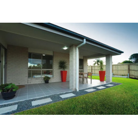 Ceiling-mounted light fitting with replaceable light source MARC DL