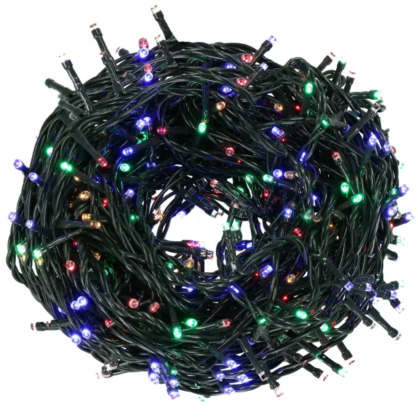 Christmas tree lights 25.5 m multicolor 300 LED Christmas lighting IP44
