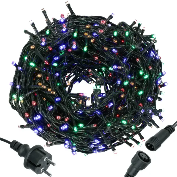 Christmas tree lights 25.5 m multicolor 300 LED Christmas lighting IP44