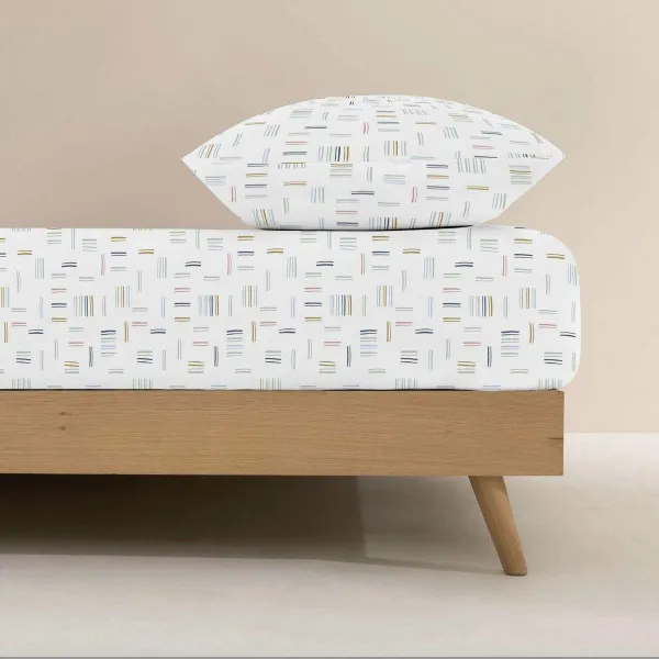 Sovitettu pohja-arkki Kids&Cotton Italo Monivärinen Sänky 105 105 x 200 cm