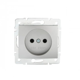 Socket Outlet Without Earth - FireProof Plastic DOMO