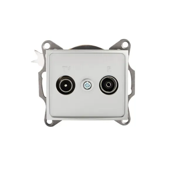 Radio/TV loop-through wall socket DOMO