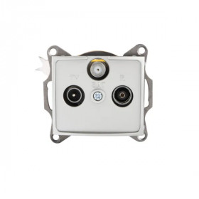 Radio/TV/SAT terminal wall socket DOMO