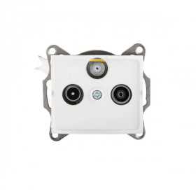 Radio/TV/SAT loop-through wall socket LOGI