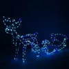 CL1225 APGAISMOJUMS ZIEMEĻBRIEŽI AR SLEIGH 288 LED SPULDZĒM