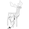 Christmas decoration, reindeer, Springos CL1227 288 Led