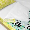 Quilted Zipper Bedding HappyFriday Moshi Moshi Panda Garden Blue Blue 42 x 20 x 50 cm