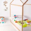 Комплект постельного белья на молнии с одеялом HappyFriday Mr Fox Piggys Разноцветный 42 x 20 x 50 cm