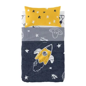 Cot Bedding Set HappyFriday Mr Fox Starspace Multicolour