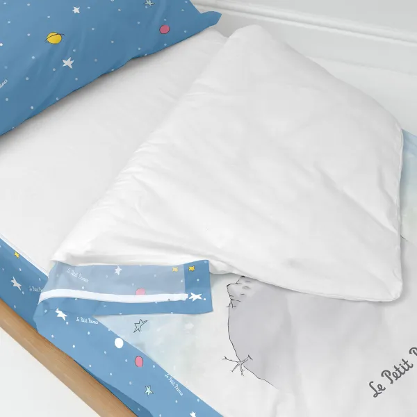 Quilted Zipper Bedding HappyFriday Le Petit Prince Univers Multicolour 105 x 200 cm