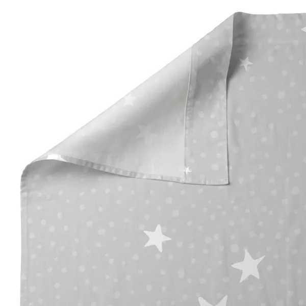 Cot Bedding Set HappyFriday Basic Kids Little star Grey