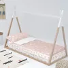 Мешок Nordic без наполнения HappyFriday Basic Kids Clouds Розовый 90 x 200 cm