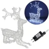 Christmas decoration LED reindeer Springos CL4121 130 LED, cold white