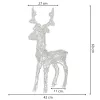 Christmas Decoration LED Reindeer Springos CL4122 100 LED, warm white