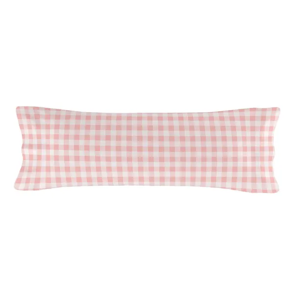 Quilt Cover without Filling HappyFriday Basic Kids Vichy Pink 105 x 200 cm