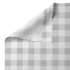 Cot Bedding Set HappyFriday Basic Kids Vichy Grey Baby Crib