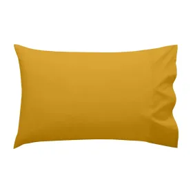 Cot Bedding Set HappyFriday BASIC KIDS Mustard Baby Crib