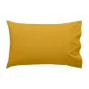 Cot Bedding Set HappyFriday BASIC KIDS Mustard Baby Crib