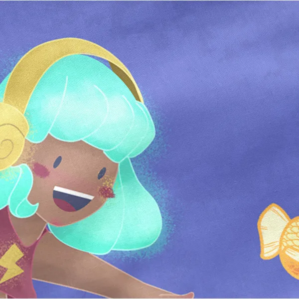 Pinnasängyn suoja HappyFriday Mr Fox Happy mermaid Monivärinen 210 x 40 cm