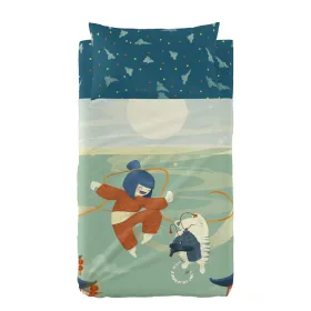 Cot Bedding Set HappyFriday Mr Fox The Warrior Multicolour