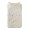 Cot Bedding Set HappyFriday HF Mini Iris Multicolour Baby Crib